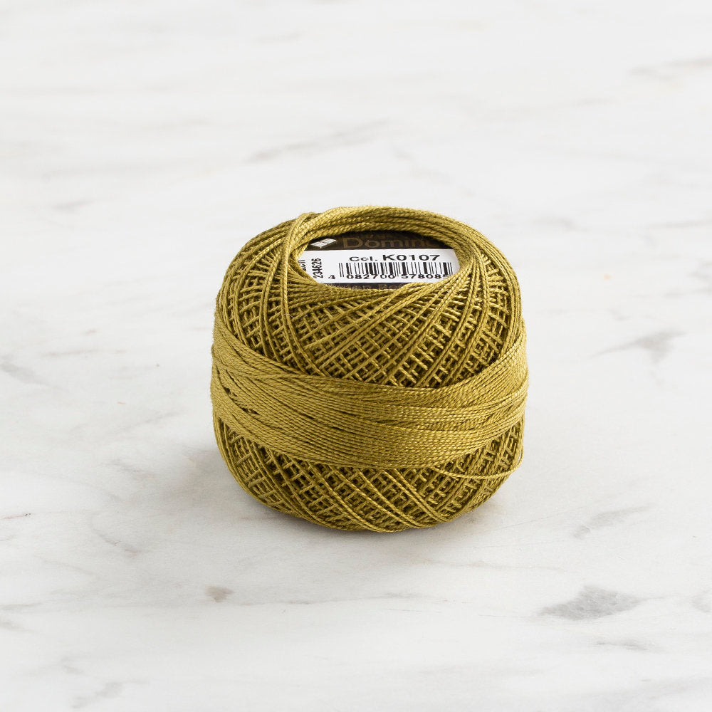 Domino Koton Perle 5gr Yeşil No:12 Nakış İpliği - 4590012-K0107